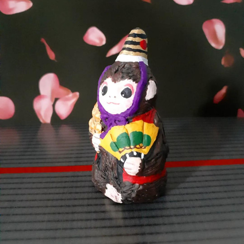 めでたいお猿の三番叟 その他人形 ひなき 通販 13239001｜Creema