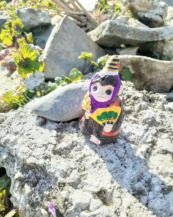 めでたいお猿の三番叟 その他人形 ひなき 通販 13239001｜Creema