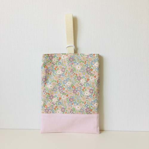 即納可能】入園入学グッズ3点セット 小花柄×ピンク レッスン