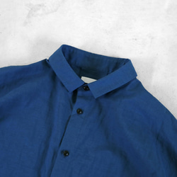 棉麻長衫（海洋藍）【中性】016 第6張的照片