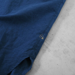 棉麻長衫（海洋藍）【中性】016 第8張的照片