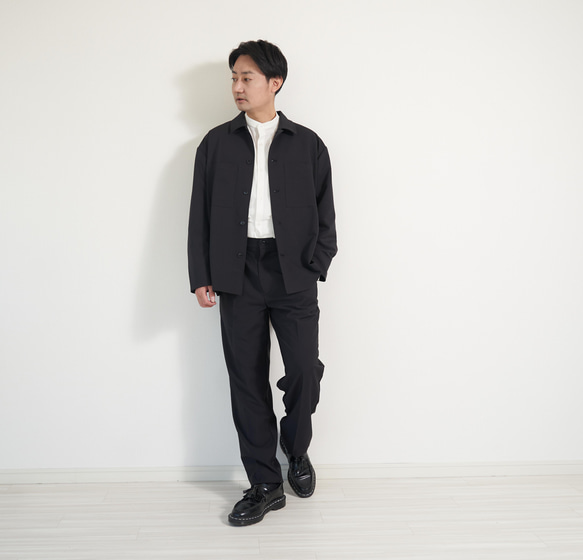 Morino Gakko [男士 2 件套 M 碼] 彈性套裝男士（黑色）入學典禮畢業典禮辦公室 第1張的照片