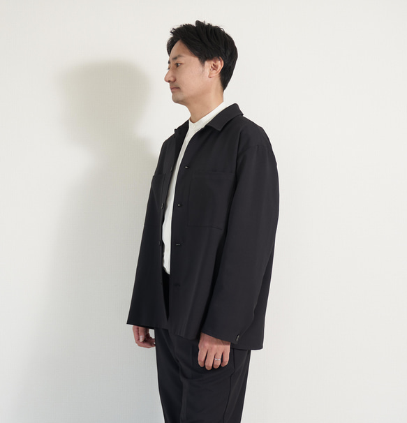 Morino Gakko [男士 2 件套 M 碼] 彈性套裝男士（黑色）入學典禮畢業典禮辦公室 第5張的照片