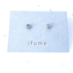 【ifumé】つけっぱなしOK！小粒3mmのベゼルピアス＆イヤリング　サージカルステンレス　金属アレルギー対応 ピアス 10枚目の画像