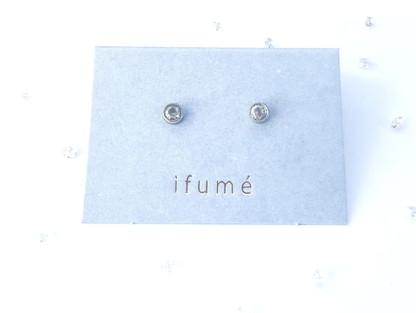 【ifumé】つけっぱなしOK！小粒3mmのベゼルピアス＆イヤリング　サージカルステンレス　金属アレルギー対応 ピアス 10枚目の画像