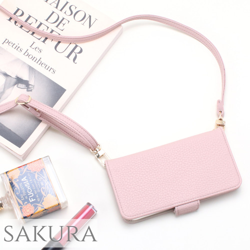 背面手帳型 iPhone13Pro カードケース　ピンク　ショルダーストラップ付 71fqE4yr9gL._AC_UF350,