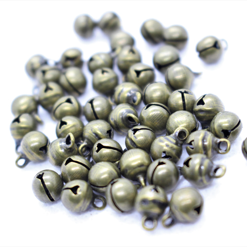 鈴50個セットPD-204-a ベル 真鍮色 金 金古美 ハンドメイド