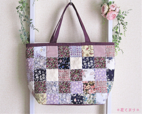 はっち(断捨離中)☆お出掛けトート☆ショルダー付き☆リバティ