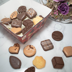 バレンタインチョコ風のミニミニクッキー型セット（6種セット） 2枚目の画像