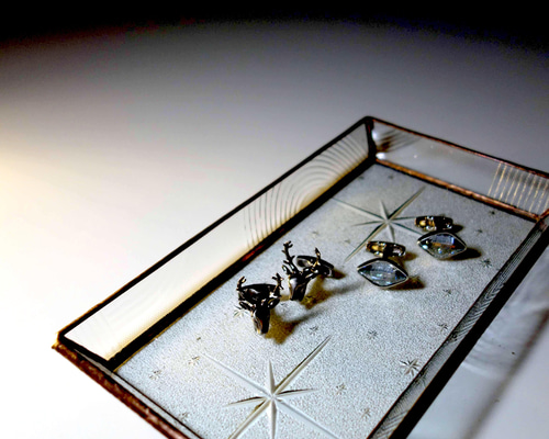 希少　モザイク トンボ ステンドグラス 長方形装飾トレイ 希少 モザイク トンボ ステンドグラス 長方形装飾トレイ｜Yahoo!フリマ