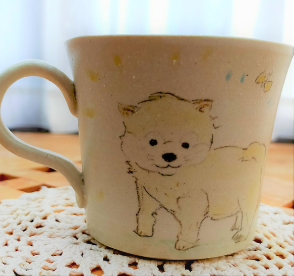R4003カワイイ子犬マグカップ 5枚目の画像