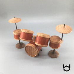 頑固な木製木製ドラム クリスマス ギフト 3枚目の画像
