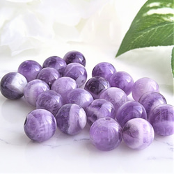 6～12mm ケープアメジスト 天然石 丸玉 ラウンド 【大きさ選択】 6mm