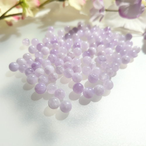 高品質 ラベンダーアメジスト♡カクカクハート♡♡No.2128 36mm数量限定】QUARTZ MODEL クオーツモデル／ラベンダーアメジスト