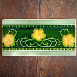 里帰り便・8枚組・不二見タイル製マジョリカタイル・100年前に海を渡っ