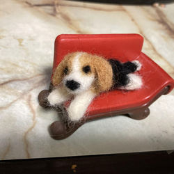 羊毛フェルト犬オーダー シェルティうちの子 見本品 羊毛フェルト