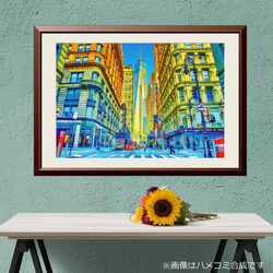 アートポスター】ニューヨーク ブロードウェイの喧騒（作品No.508