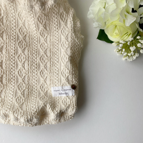 ぴーち様❤️秋冬♡アランニット♡メルヘン♡くま耳♡タンクトップ