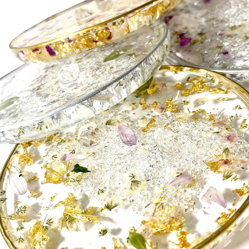 【♡YURIA♡】レジンテーブル 一点物 銀杏 クリスタル ハンドメイド イチョウ 銀杏（イチョウ）レジンテーブル 121〜180cm〈4人掛け