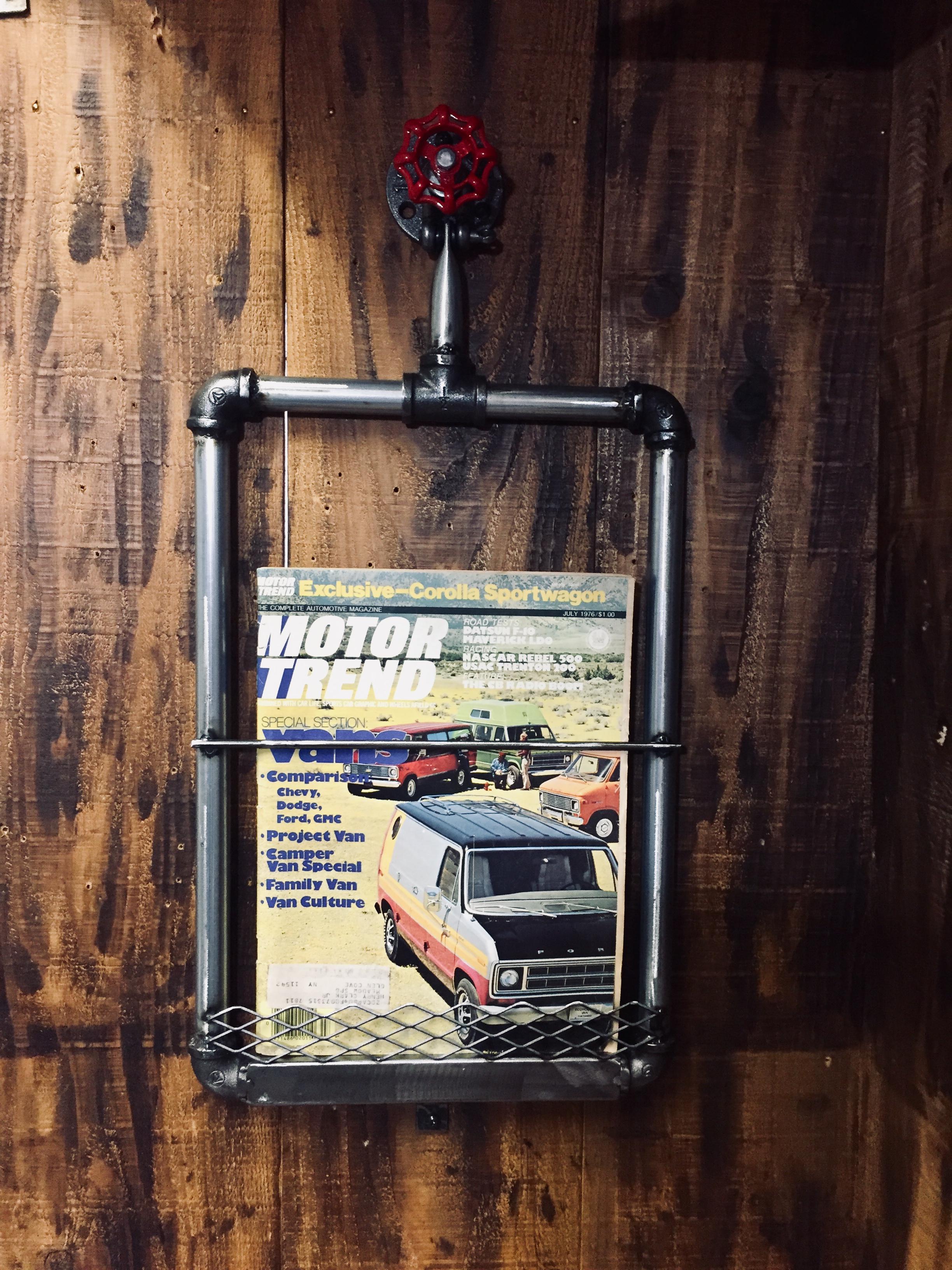 cream.70 A4ブックホルダー マガジンスタンド ガス管 ブルックリン 7