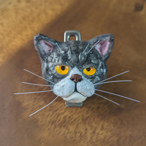 エキゾチックショートヘアのマフラークリップ その他ファッション 猫  