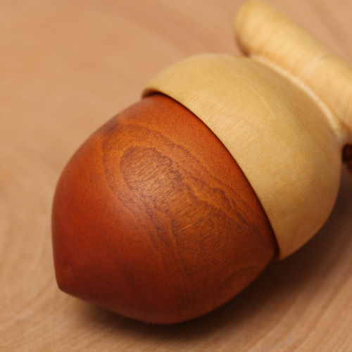 根付　黄楊　手彫り　木製 黄楊 手彫り どんぐりの小根付 携帯ストラップ くろたぬき堂 通販