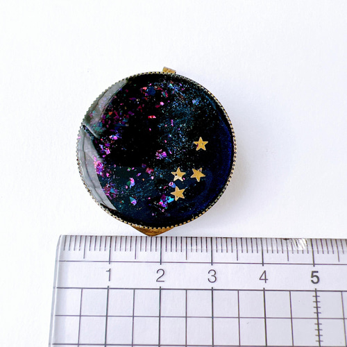 満天の星空 スカーフ ストール クリップ （ストール留め