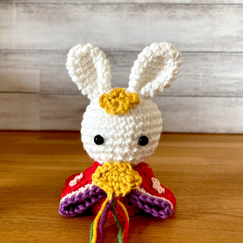 ひな人形【TYPE A】くま&うさぎひな人形セット【ぼんぼり付き