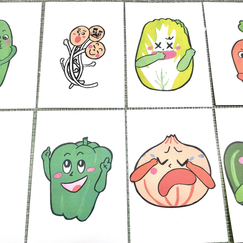 王道のやさいのうた♪カードシアター カードシアター やさいのうた ペープサート 野菜 | かまぼこ保育教材