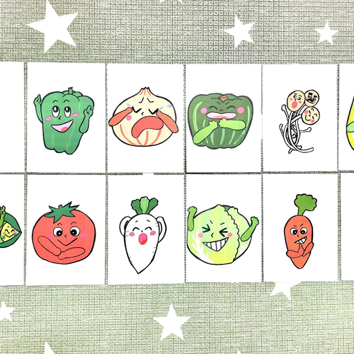 カードシアター》やさいのうたオリジナルイラスト保育教材大人気実習