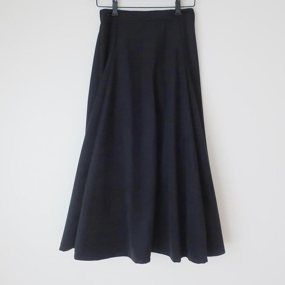 超修身❣️長85cm 6層裙（自由/黑色） 第11張的照片