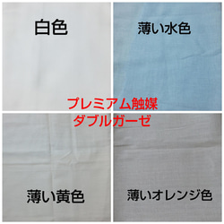 【送料無料】お花の刺繍①/ダブルガーゼ/レース/内側生地選択可能/マスクカバー/不織布マスクカバー/インナーマスク 9枚目の画像