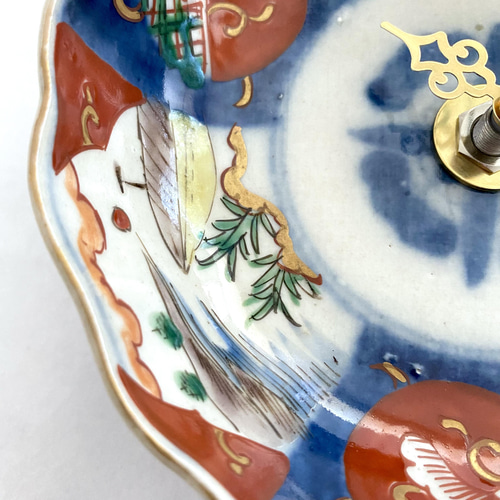 有田焼色絵扇面巻物の図大皿ニ枚 有田焼色絵扇面巻物の図大皿ニ枚 有田焼色絵扇面巻物の図大皿ニ