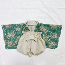 お急ぎ3日以内発送　ハンドメイド　ベビー袴 ハンドメイド ベビー袴 女の子 ヘビードレス ひな祭り ベビー服