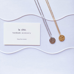 つけっぱなし ステンレス製 coin necklace 1枚目の画像