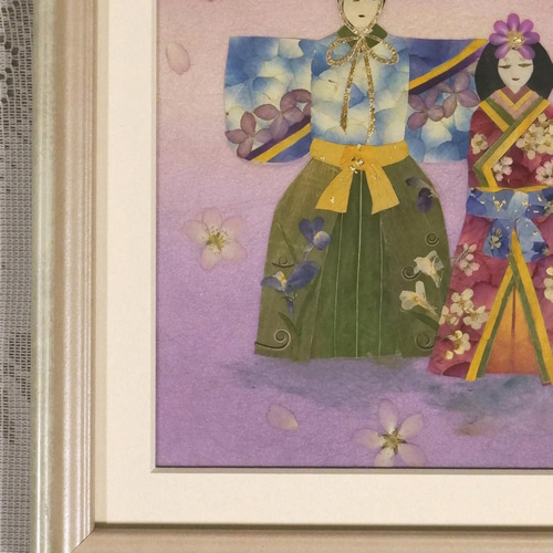 押し花 押し花アート おひな様 春色新作2022 お雛様2個目までの