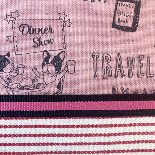 おしゃれでかわいいフレンチブルドッグ柄☆レッスンバッグ レッスン