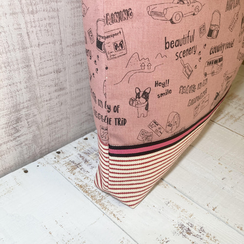 おしゃれでかわいいフレンチブルドッグ柄☆レッスンバッグ レッスン