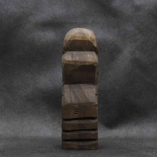ｂｏＷ００９専用善財童子、円空仏模刻 仏像 円空仏 木彫 善財童子（自刻像 16cm 着色 jk2428） 雕刻 円