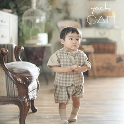 ベビーフォーマルウェア❤️通年着れる❤︎ベビーセットアップ　ギフト　プレゼント❤︎ブラック 7枚目の画像