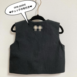 ベビーフォーマルウェア❤️通年着れる❤︎ベビーセットアップ　ギフト　プレゼント❤︎ブラック 4枚目の画像