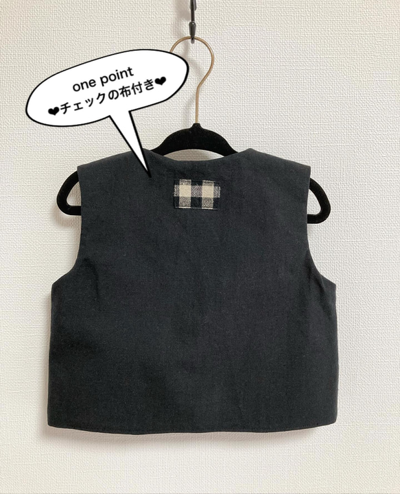 ベビーフォーマルウェア❤️通年着れる❤︎ベビーセットアップ　ギフト　プレゼント❤︎ブラック 4枚目の画像