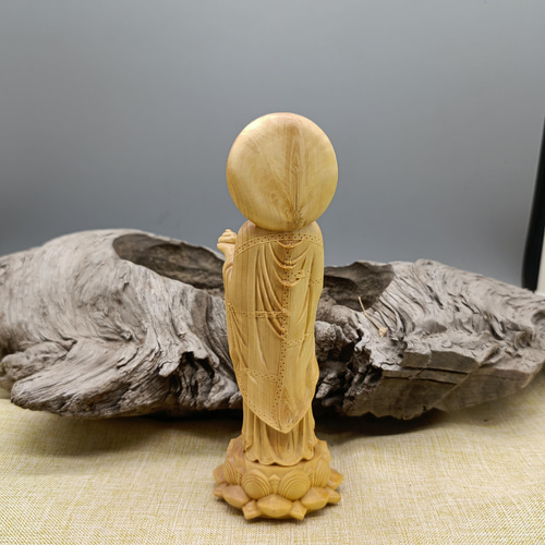 大迫力 木彫仏像 薬師如来立像 薬師仏 柘植材 仏教工芸 精密彫刻 仏師