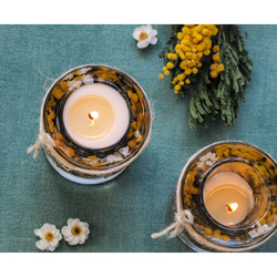 《数量限定》ミモザキャンドル・オーガニックアロマ・再販 5枚目の画像