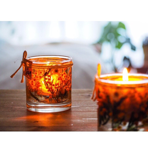 《数量限定》ミモザキャンドル・オーガニックアロマ・再販 9枚目の画像