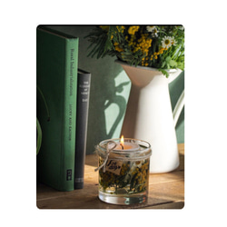 《数量限定》ミモザキャンドル・オーガニックアロマ・再販 6枚目の画像