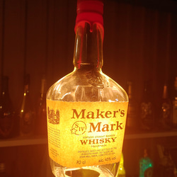 【SIN GARAGE】おしゃれボトルライト　Ballantine’s ボトルライト 100V電源 ハンドメイド 間接照明 ペンダント風 SIN GARAGE】おしゃれボトルライト Ballantine's ボトルライト 100V