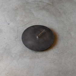 壁掛け時計−タイプ2/鉄　minimal clock <DISK-type2> / iron 14枚目の画像