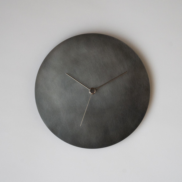 壁掛け時計−タイプ2/鉄　minimal clock <DISK-type2> / iron 1枚目の画像