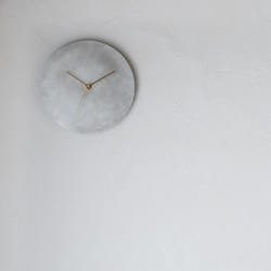 『特集掲載品』壁掛け時計−タイプ2/アルミニウム　minimal clock<DISK-type2> 9枚目の画像